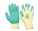 Green Leaf Latex Coated Gloves Pair