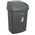 Sabco Waste Bin Swing Top Dark Grey 50L Each