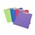 Marbig Clipfolder Summer Colours A4 Assorted Pk12